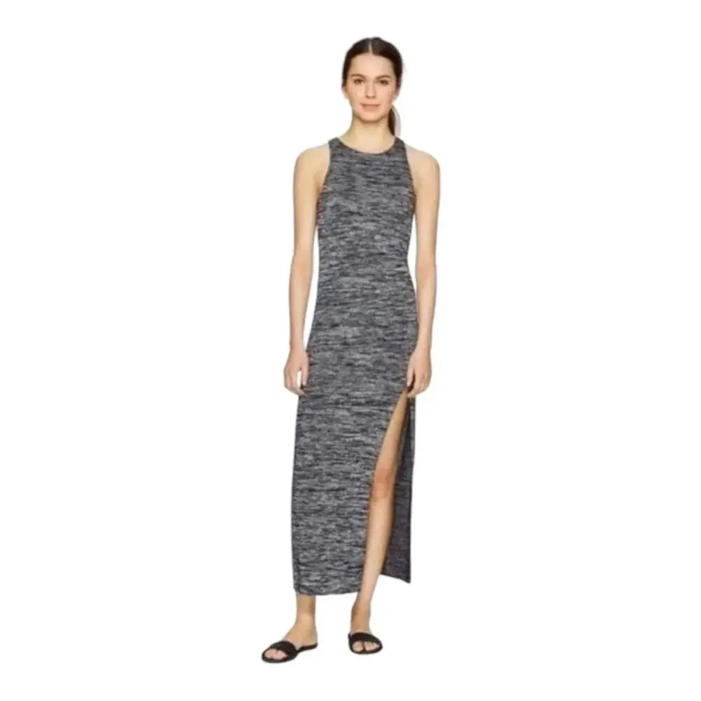 Wilfred Free Aritzia Eveline Racerback Bodycon Grey Tank Dress Medium